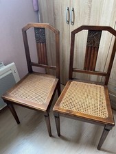 Vend 2 chaises cannées en