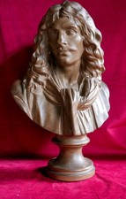 Buste de Molière en Plâtre