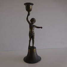 Statue figurine bougeoir