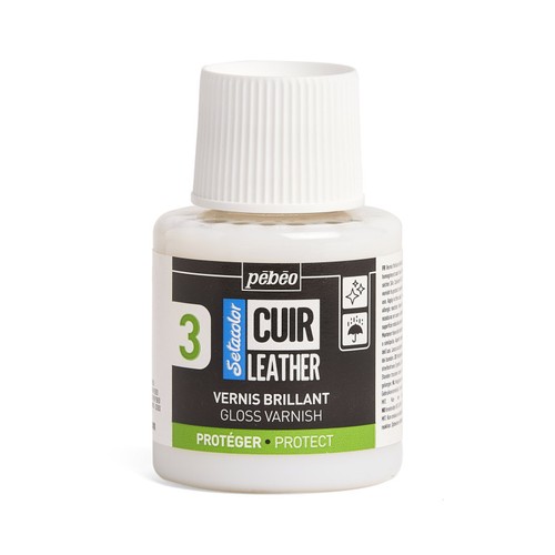 Vernis brillant pour cuir et - brillant,