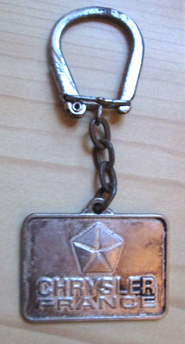 Porte cle vintage chrysler - porte,