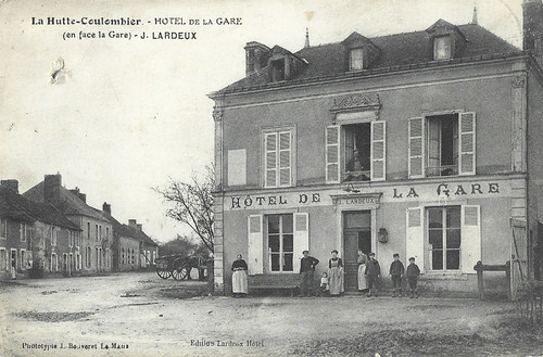 Cpa hutte coulombier 72 - cpa, la