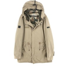 Manteau Parka À Capuche Camel