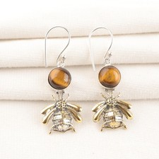 Rond Jaune Tigre Eye Gemme