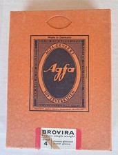 Boite VINTAGE papier photo AGFA 8,9x12,7 cm BN21 BROVIRA Grade 4  x100 Brillant
