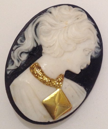 Broche vintage couleur - broche,