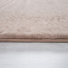 Tapis À Poils Longs, Tapis Shaggy Pour Salon, Doux Uni, Beige