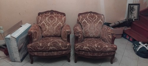 Lot fauteuils louis xv - fauteuils,