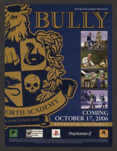 Bully playstation ps2 xbox - bully,