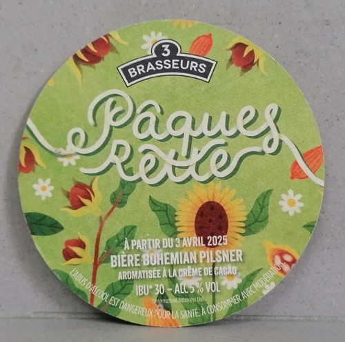 Sous bock bière brasseurs - bière,
