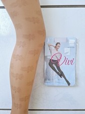 COLLANT FANTAISIE MARQUE VIVI TAILLE 2 COULEUR CHAIR