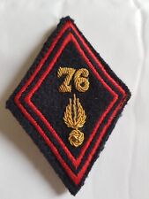 ancien Galons de manche   Z6 armée de terre  lettre fil doré