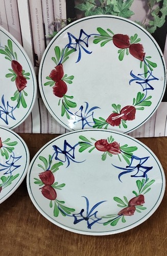 Assiettes plates terre de - assiettes,