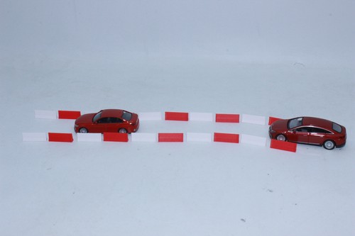Barrière béton rouge - x,