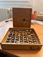 boite ensemble de police pour machine a graver SCRIPTA