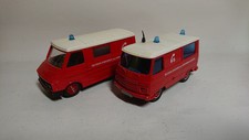 1/50 Solido Pompiers Lot Peugeot J9 Citroën C35 VSAB
