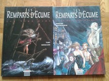Lot Série Récit complet Les remparts d'écume Tomes 1 & 2 EO TBE Turf Mouclier BD