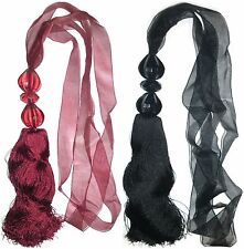 Ruban Organza Cristal Perlé