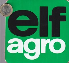Autocollant. Automobile. ELF AGRO