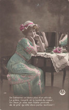 CP DE CATHERINE ON VANTE ... - FEMME COIFFE A COIFFEUSE - 21490