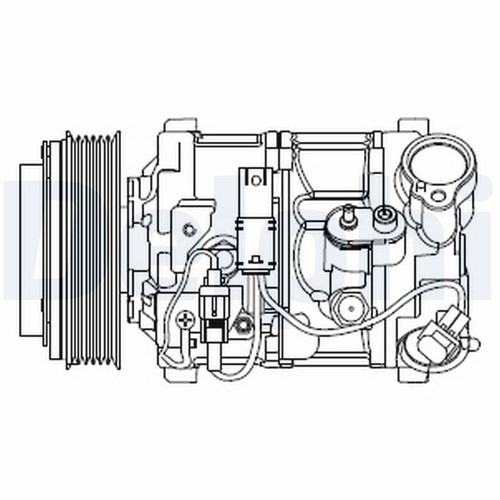 Delphi cs20545 compressor air - delphi,