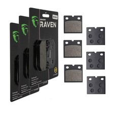 3 Kit plaquettes frein Av G, Av D et Ar Pour Triumph Bonneville T140 750 L.F Har