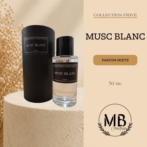 Musc blanc parfum mixte 50ml - blanc,
