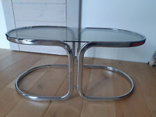 table basse verre fumé et