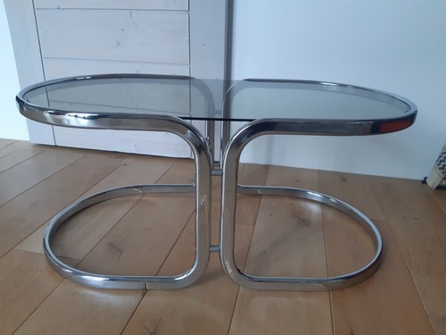 Table basse verre fumé - table,