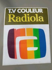 Autocollant TV Couleur Radiola