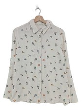 LOLITA Blouse à manches longues Dames Blouse T EU 36 blanc style décontracté