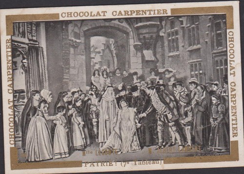 Chromo publicitaire chocolat - publicitaire,