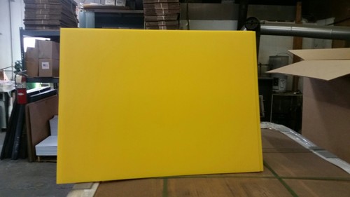 Yellow corrugated plastic x - plastic, 18"x