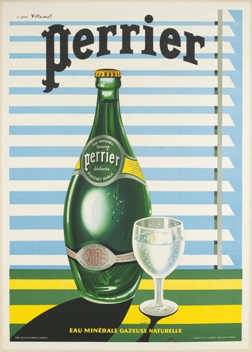 Affiche poster perrier - ,