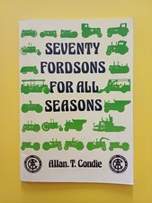 Livre 1984 72 p en Anglais SEVENTY FORDSONS FOR ALL SEASONS 21x14,7 cm tracteurs