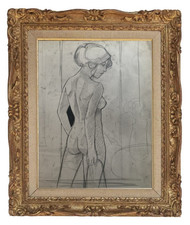 YVES GANNE (1935-2019) ELEVE DE FERNAND LEGER - BEAU NU FEMININ (9)