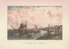 Gravure Lithographie Le PORT