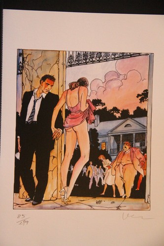 Estampe coquine paraphee milo - estampe,