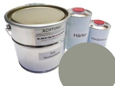 5 Litre Set 2K Vernis Voiture pour Convenablement Renault 017 Gris Perle Aucun L