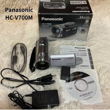Caméscope Panasonic HC-V700M blanc Full HD caméra vidéo 64 Go avec boîte