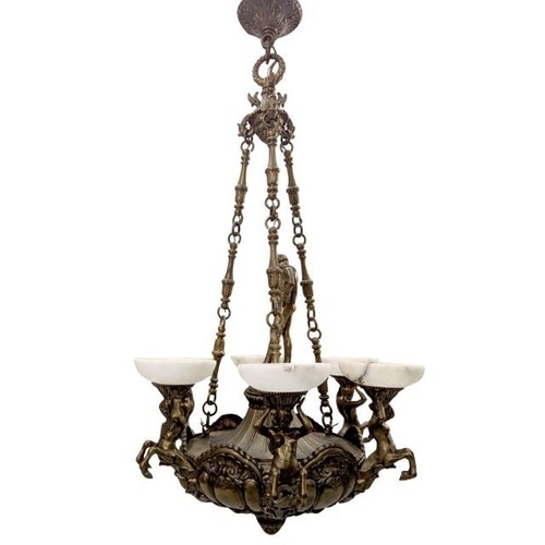 Lustre monumental bronze - lustre,