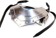 Protège-cou médiéval - armure en acier 18 GA | costume Dark Warrior Knight Gear