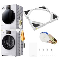 Kit de Superposition Lave Linge Seche Linge Universel, Support Machine a Lave...