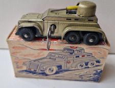 Rare Auto-Mitrailleuse SFA militaire neuf boite jouet ancien tôle époque Joustra