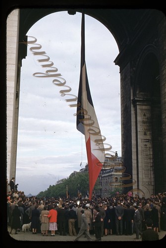 Paris france people flag arc - paris,