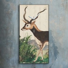 Horloge murale sur toile 30x60