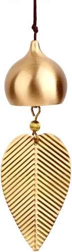 Gold leaf hanging bell - leaf, door