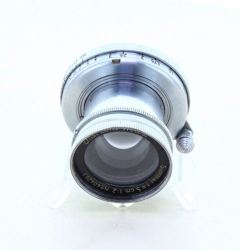 Leica summar l50 chrome lens - l50/2,