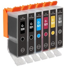 6 Cartouches d'encre C-520/521