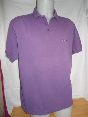 Polo 100 coton mauve - polo,